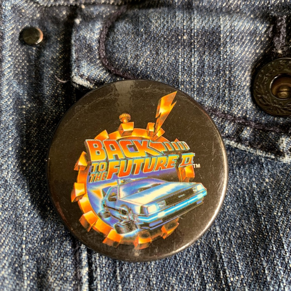 🔥Back to the Future 2 Vintage Pin Button 80’s 90